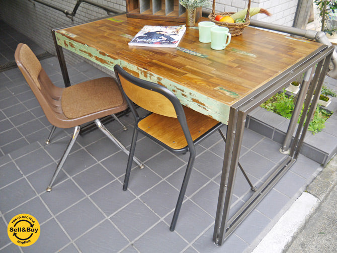 ディーボディ d-Bodhi フェルム FERUM インダストリアル ダイニングテーブル INDUSTRIAL DINING TABLE  ～エコロジカルでハイセンス。人気急上昇中ブランド～ 【 買取と販売とレンタルのお店 】