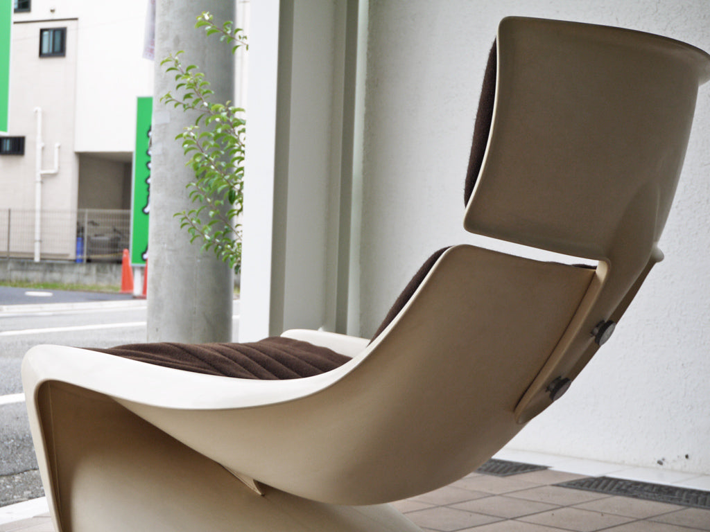 カド CADO メテオ ラウンジチェア Meteor Lounge Chair オットマン付 1960's ビンテージ スティーン・オステルゴー スペースエイジ 希少品 ～ 北欧らしさ ～