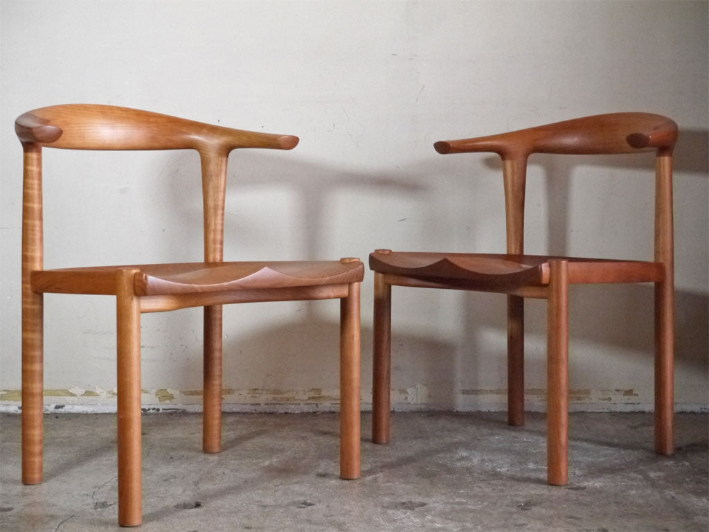 家具蔵 KAGURA アルコⅡ ARCOⅡ アームチェア チェリー 無垢材 ダイニングチェア 中古品 買い取りしました。