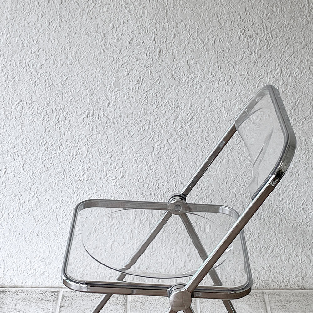 アノニマカステッリ ANONIMA CASTELLI プリアチェア PLIA チェア クリア ジャンカルロ・ピレッティ イタリア ミニマル　～現代の折り畳み椅子はここから始まった～