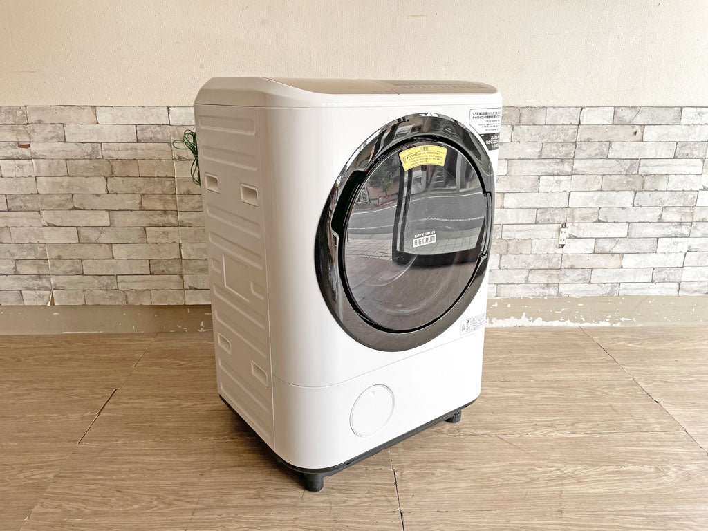 日立 HITACHI ヒートリサイクル 風アイロン ビッグドラム 12kg 洗濯乾燥機 洗濯機 BD-NV120ER 2020年製 中古品 買い取りしました。