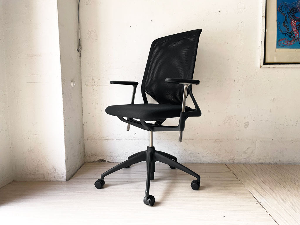 ヴィトラ Vitra メダ2 MedaⅡ オフィスチェア デスクチェア ワークチェア ブラック アルベルト・メダ スイス 現状品 中古品 買い取りしました。