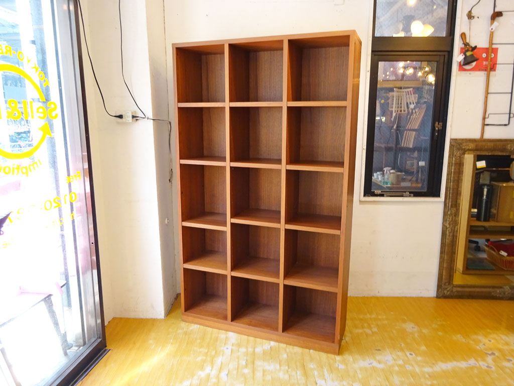 アクタス ACTUS オリジナル シャインシェルフ Ⅱ SHINE SHELF 3列5段 ウォールナット ブックシェルフ 本棚 中古品 買い取りしました。