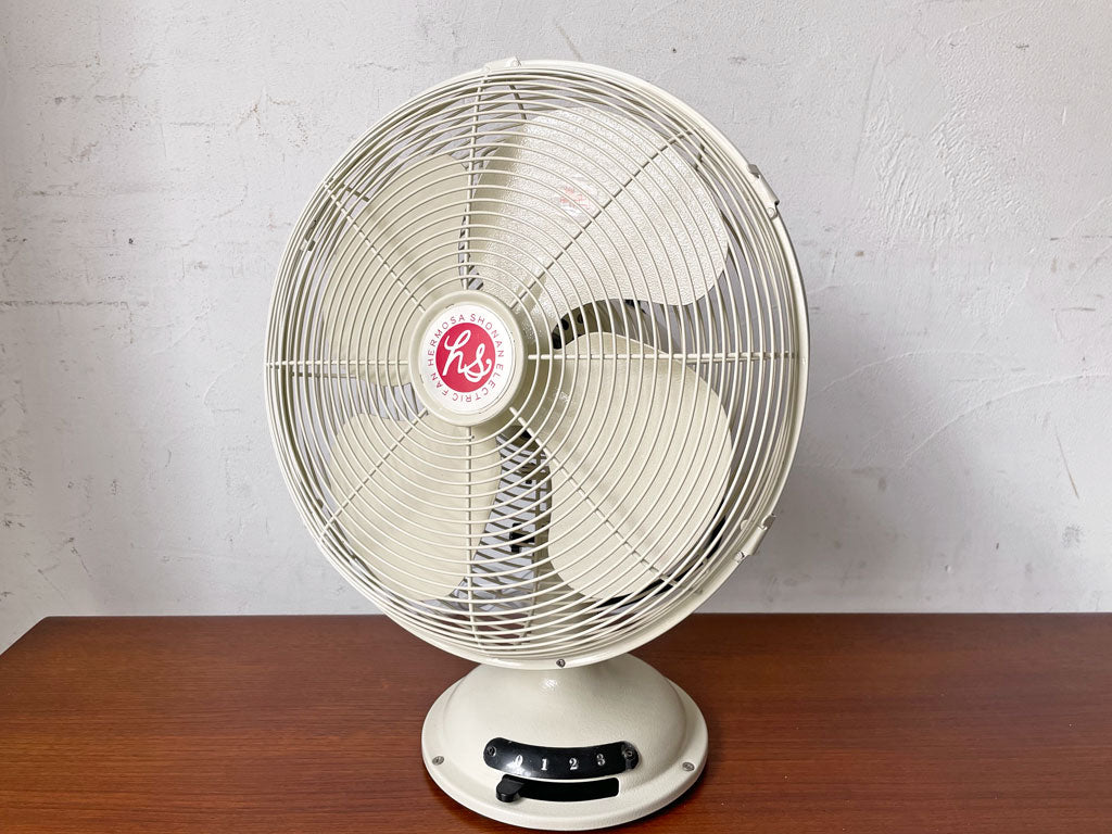 ハモサ HERMOSA レトロファンテーブル Retro Fan Table アイボリー 扇風機 インダストリアル 2011年製 中古品 買い取りしました。
