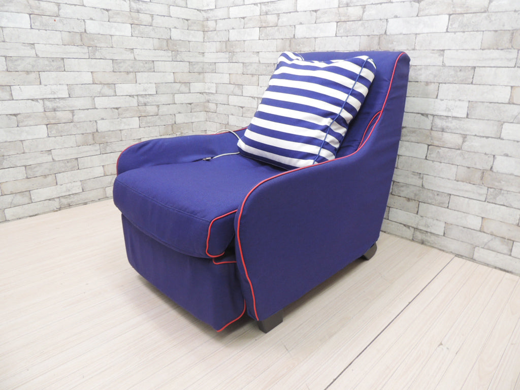 パナソニック Panasonic マッサージ ソファ EP-MS42 & 着せ替えカバー ブリティッシュブルー EP-2M92-CSA コンランスタジオ 総額156,400円 廃盤   中古品 買い取りしました。