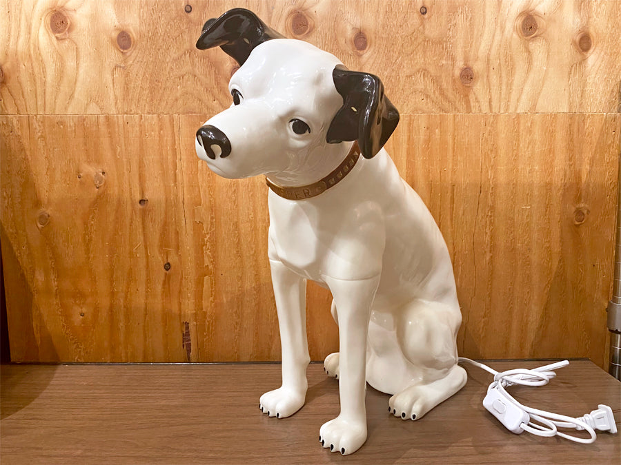 ビクター Victor ニッパー 犬 照明 テーブルランプ 高43cm 樹脂製 ソフビ 昭和レトロ 希少 　中古品 買い取りしました。