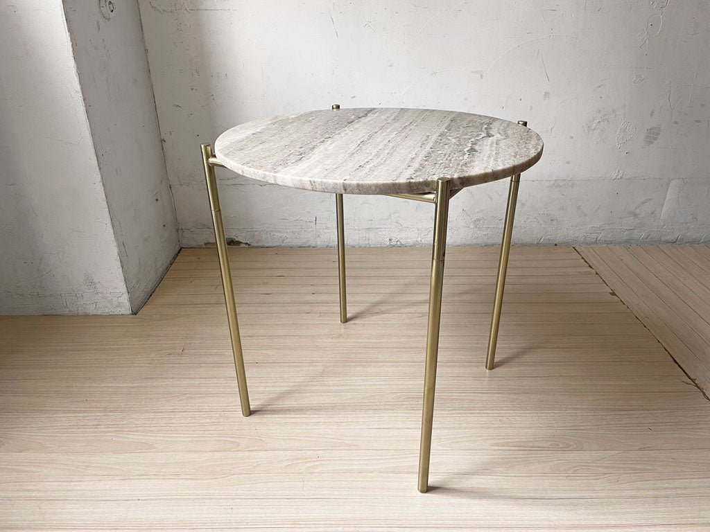 ザラホーム ZARA HOME ラウンドテーブル サイドテーブル 大理石天板 Marble Top ゴールドカラーフレーム  中古品 買い取りしました。