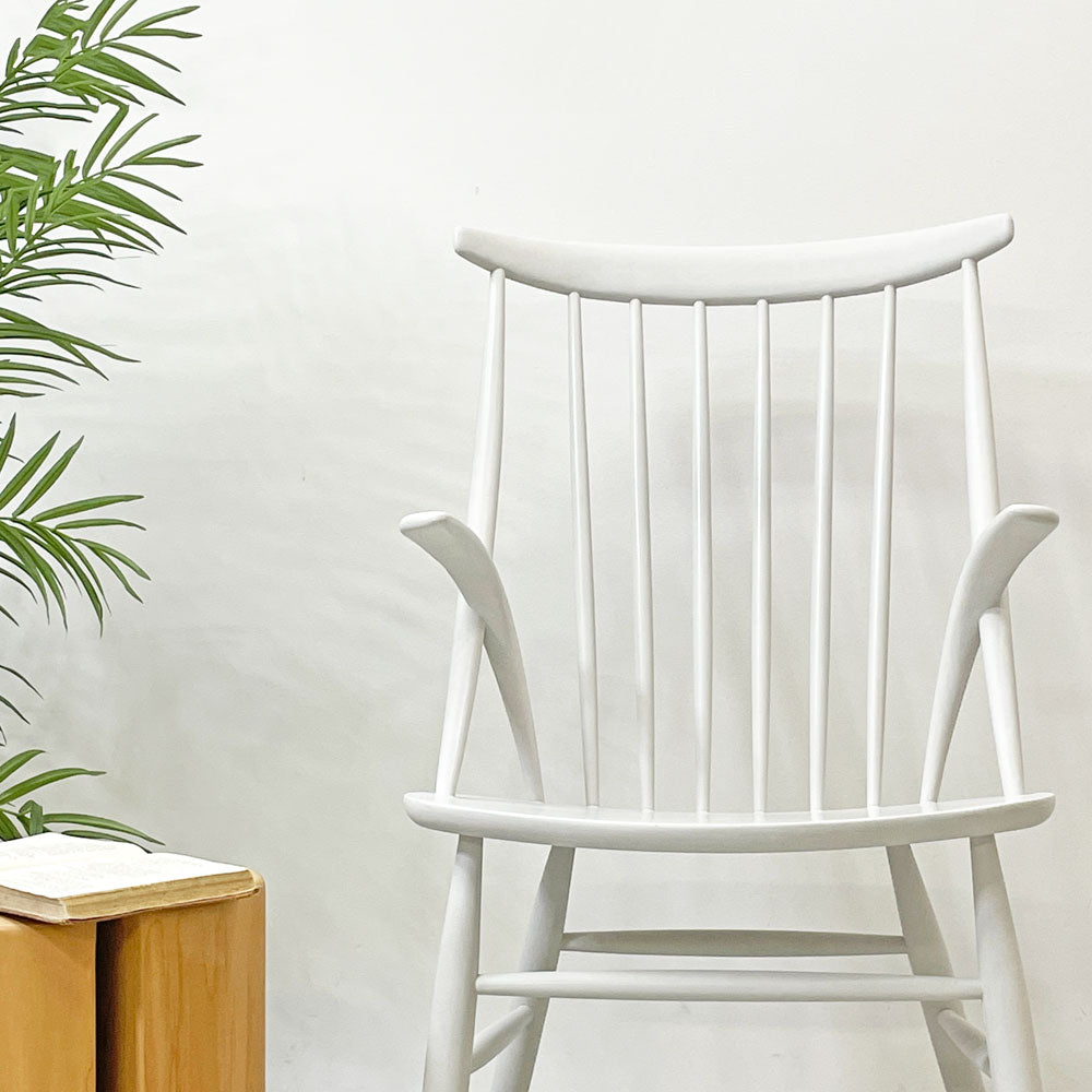 アイラーセン Eilersen IW2 CHAIR スポークバックチェア イージーチェア ホワイト ビーチ材 アイラーセン120周年 アクタス100脚限定 イルム・ヴィッケルソー 北欧 デンマーク　～特別な一脚で部屋の空気を整える～