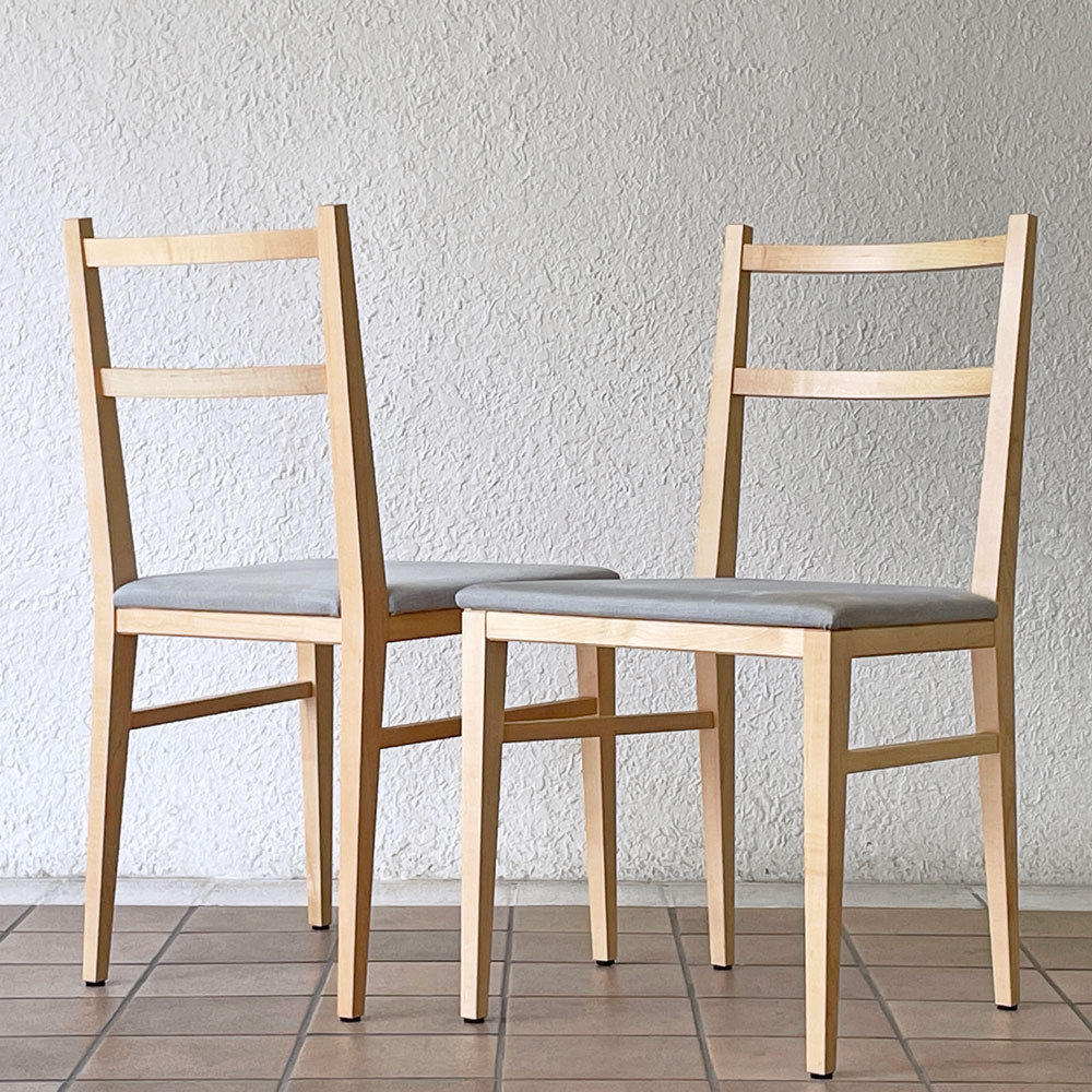  【用賀店】イデー IDEE センタチェア SENTA CHAIR ダイニングチェア メープル材 植木莞爾 受注生産品 A＆B 計2脚 買取させていただきました。
