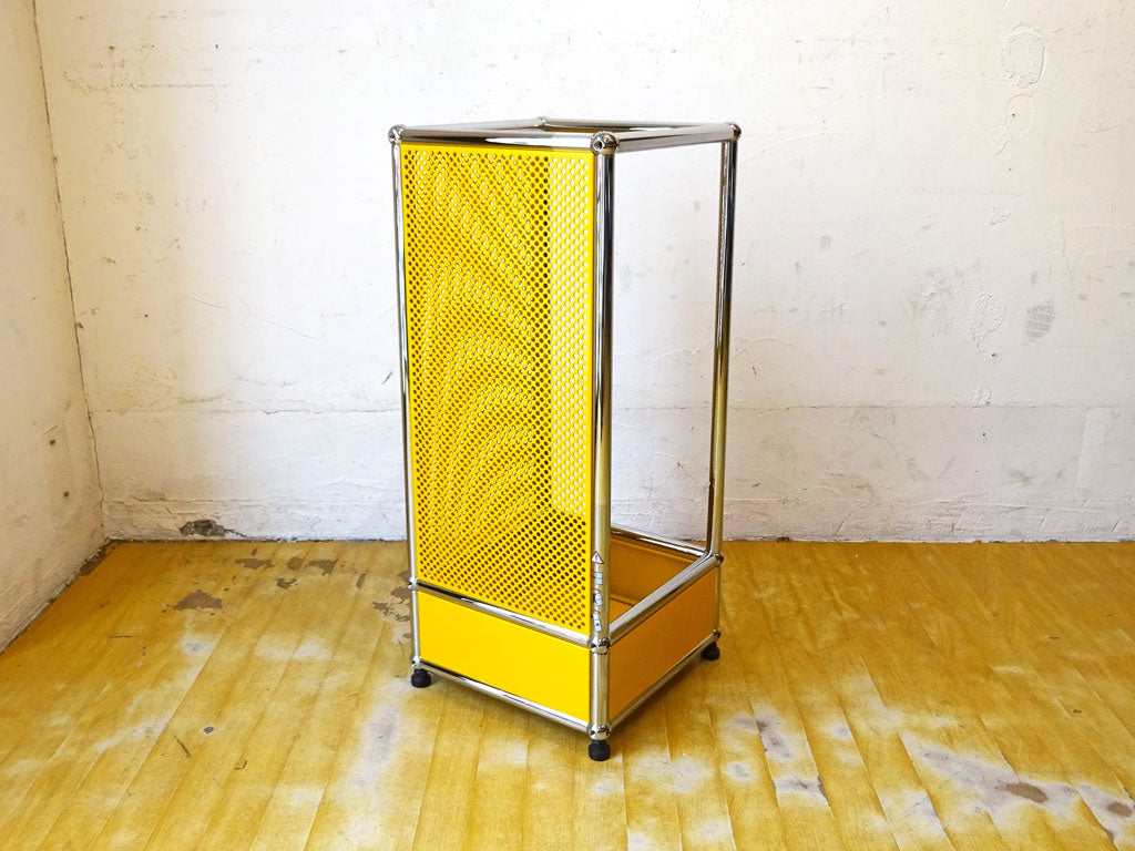 USMハラー USM Haller モジュラーファニチャー アンブレラスタンド 傘立て ゴールデンイエロー パンチング 中古品 買い取りしました。
