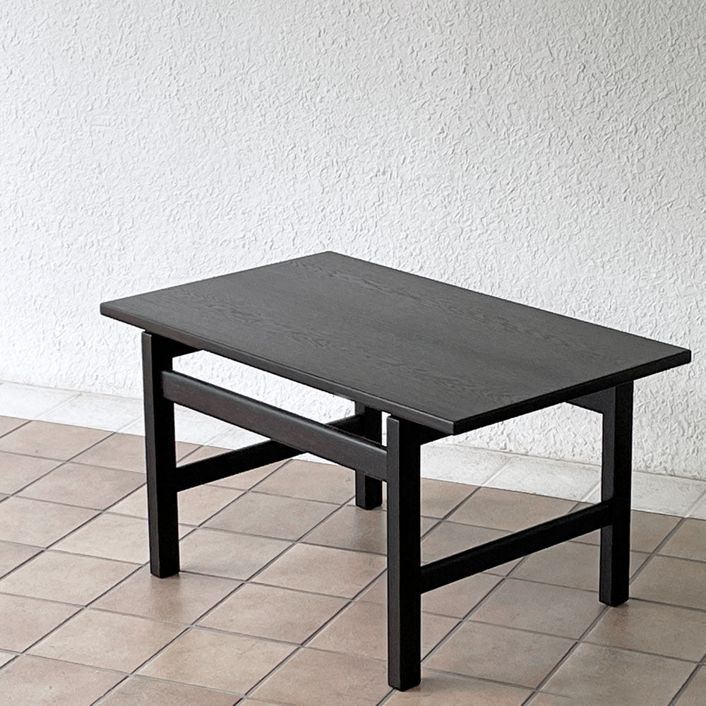 【用賀店】ゲタマ GETAMA コーヒーテーブル サイドテーブル W87cm ハンス・J・ウェグナー ブラック デンマーク ビンテージ 北欧家具 買取させていただきました。