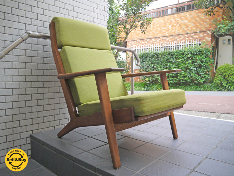 ゲタマ GETAMA GE290 ハイバックチェア 一人掛け ソファ オーク材 ビンテージ スプリングクッション ハンス.J.ウェグナー 北欧 デンマーク ～歴史に大きく名を刻んだ名作家具～ 【 買取と販売とレンタルのお店 】