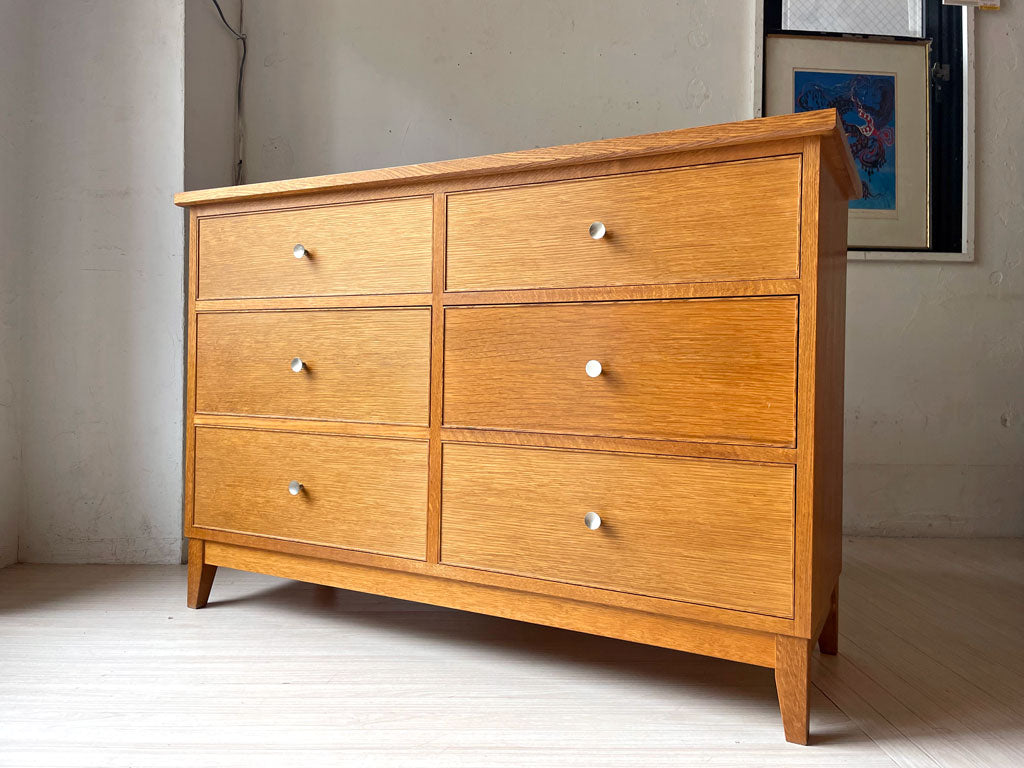 スタンダードトレード STANDARD TRADE ミドルチェスト Middle Chest 2列3段 CHT-011D オーク材 定価:\356,400- 中古品 買い取りしました。