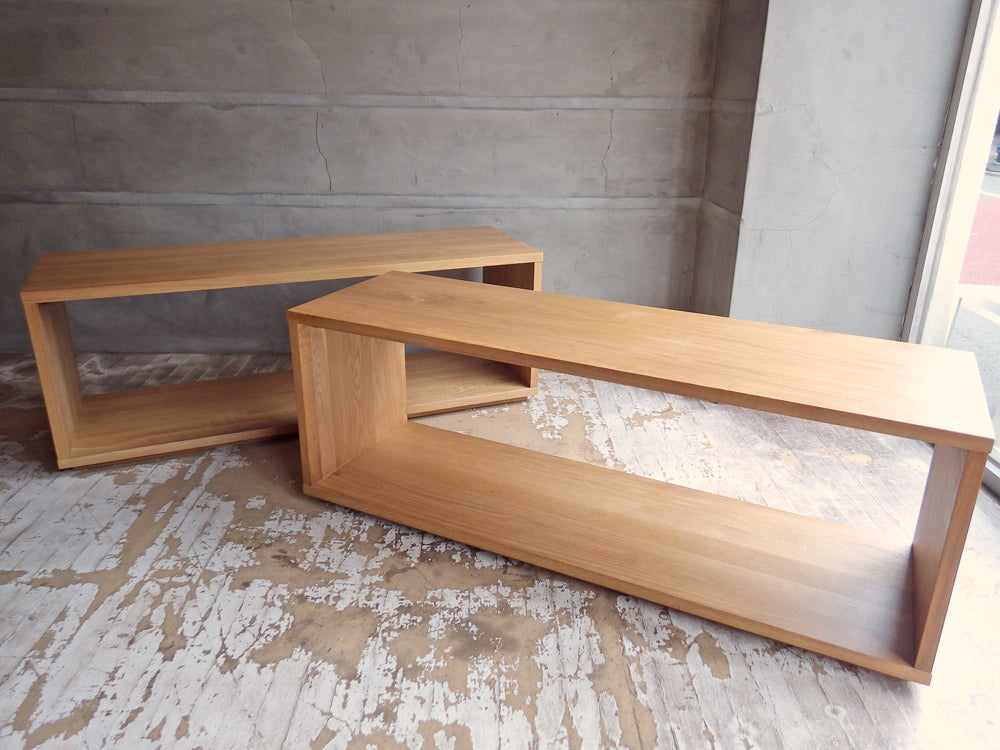 無印良品 MUJI オーク無垢材 ダイニングベンチ 板座 ナチュラルデザイン×2 中古品 買い取りしました。