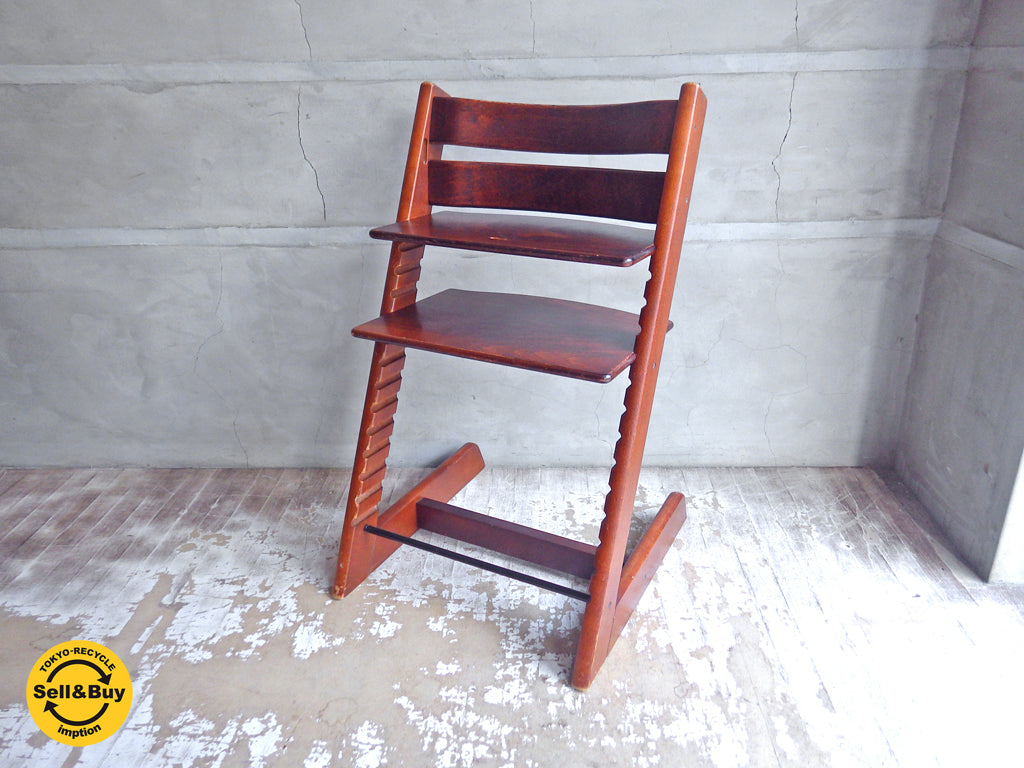 ストッケ STOKKE トリップトラップ TRIPP TRAPP ベビーチェア 旧型 ブラウン 北欧 ノルウェー 中古品 買い取りしました。