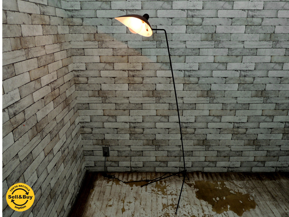 イデー IDEE ランパデール アン ルミエール LAMPADAIRE 1 LUMIERE セルジュ ムーユ Serge Mouille デザイン 1灯タイプ ブラック 中古品 買い取りしました。