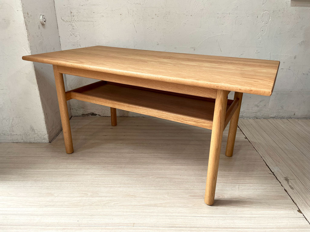 アクタス ACTUS ロッジ ソファテーブル LODGE SOFA TABLE リビングテーブル オーク材 定価\56,100- 中古品 買い取りしました。