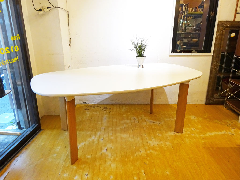 フリッツハンセン Fritz Hansen アナログ テーブル ANALOG table ダイニングテーブル オークベース ホワイトラミネート ハイメ・アジョン W185cm 中古品 買い取りしました。