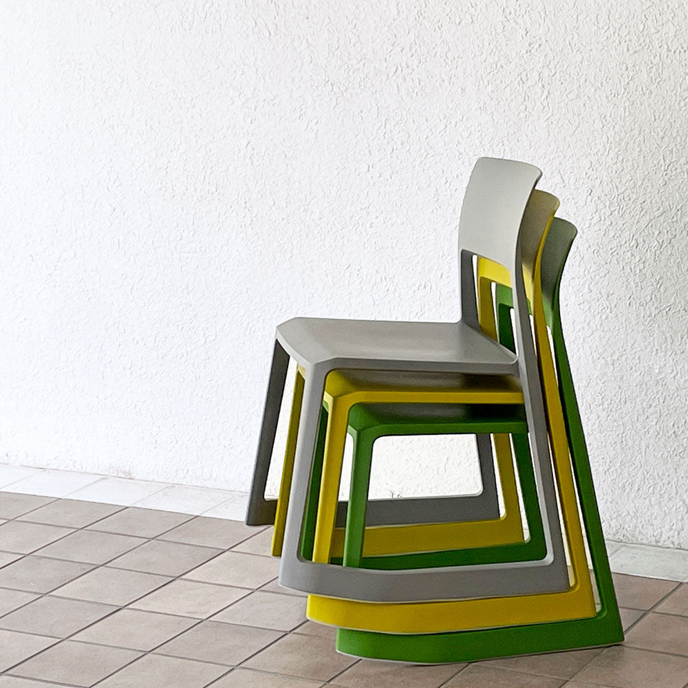 ヴィトラ Vitra ティプトン Tip Ton ワークチェア スタッキングチェア デスクチェア チルト機能×3脚　～隠れた機能美～