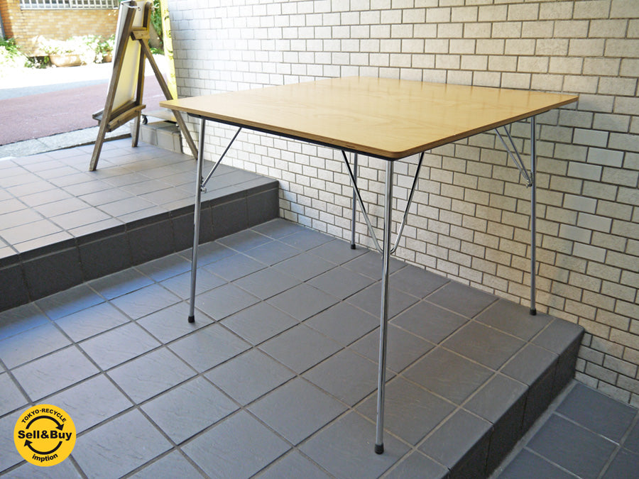 ハーマンミラー Herman Miller DTM-2 フォールディングテーブル C&R. イームズ アッシュ材 希少廃番　中古品 買い取りしました！ 自由が丘店 出張買取もお任せください。