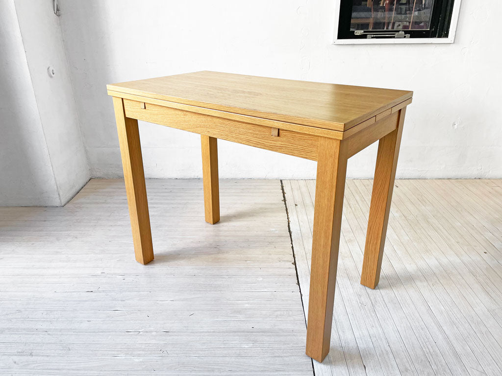 イケア IKEA ビュースタ BJURSTA EXテーブル ダイニングテーブル デスク 伸張式 スクエア オーク材 廃番 中古品 買い取りしました。