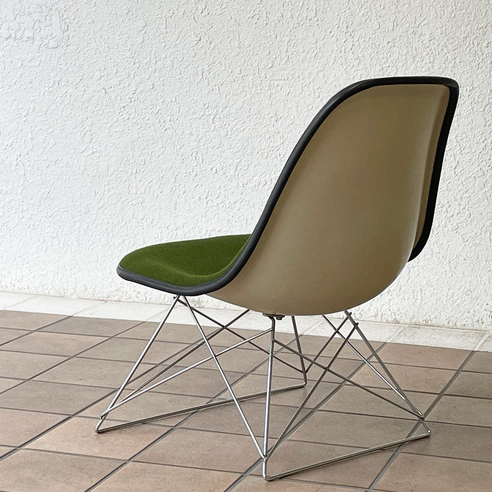 ハーマンミラー Herman Miller サイドシェルチェア セカンド 2nd FRP アプホルスター ファブリック張替え済み キャッツクレイドル イームズ ビンテージ　～たとえば、君がいるだけで～