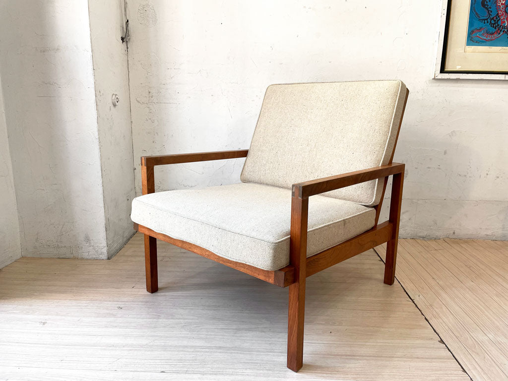 ネイチャーファーニッシュ NATURE FURNISH フレイム FRAME SOFA 1人掛け 1Pソファ ラウンジチェア ウォールナット無垢材 中古品 買い取りしました。