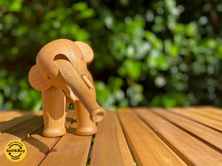 カイボイスン Kay Bojesen エレファント ゾウ Elephant 木製オブジェ 現行品 北欧玩具 デンマーク ～永遠の子供心が作り出した名作～