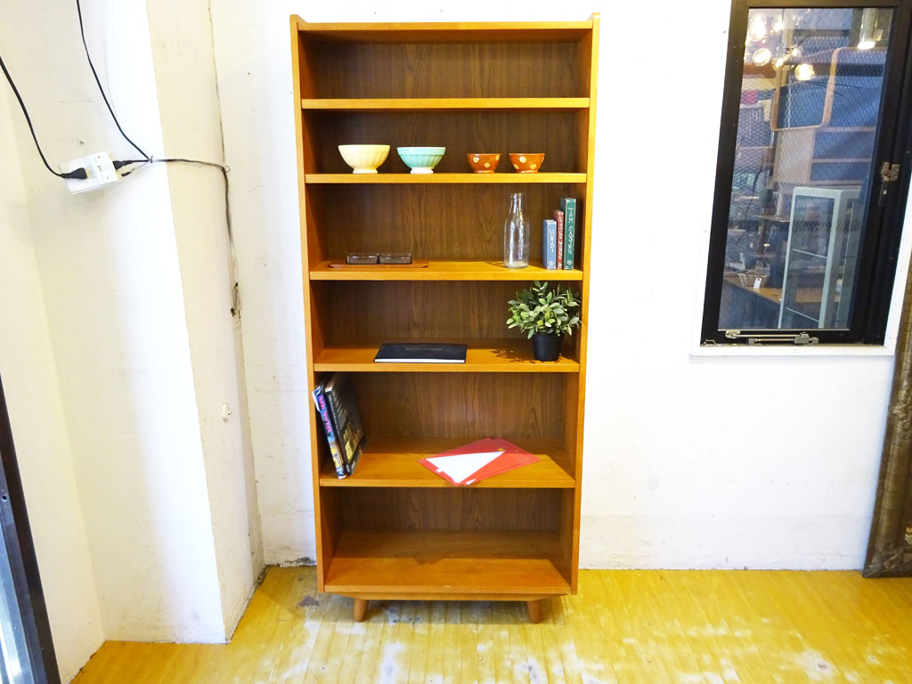 ウニコ unico アルベロ ALBERO チーク材 トール ブックシェルフ Tall Book shelf 北欧ビンテージスタイル Lサイズ 廃盤 下北沢 中古品 買い取りしました。