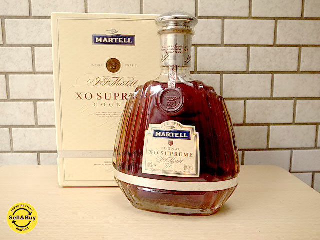 マーテル MARTELL コニャック XO SUPREME スプリーム 700ml　古酒、お酒を買取りしました。