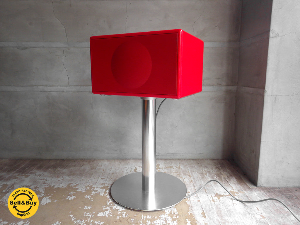 ジェネバ GENEVA サウンドシステム モデル L SOUND SYSTEM MODEL L スピーカー レッド 専用スタンド付き 廃番モデル 中古品 買い取りしました。