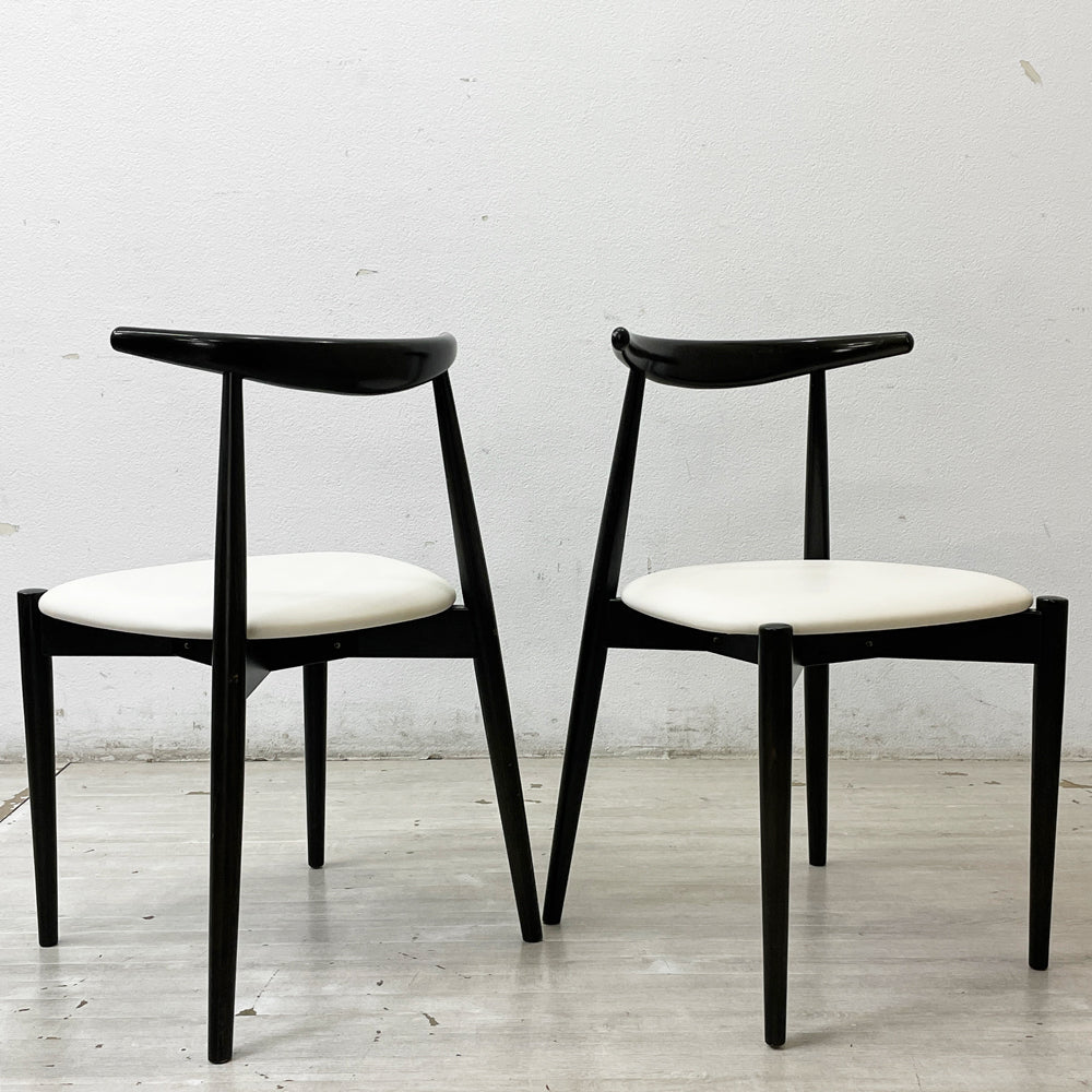 【祖師ヶ谷大蔵店】秋田木工 No.0808 ダイニングチェア 曲木 ベントウッド ダークブラウン PVCレザー モダンデザイン レトロ 買取させていただきました。