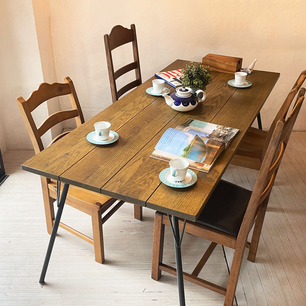 ジャーナルスタンダードファニチャー j.s.F サンク SENS ダイニングテーブル DINING TABLE オーク材 W180 インダストリアルテイスト～どんな時も何年先も