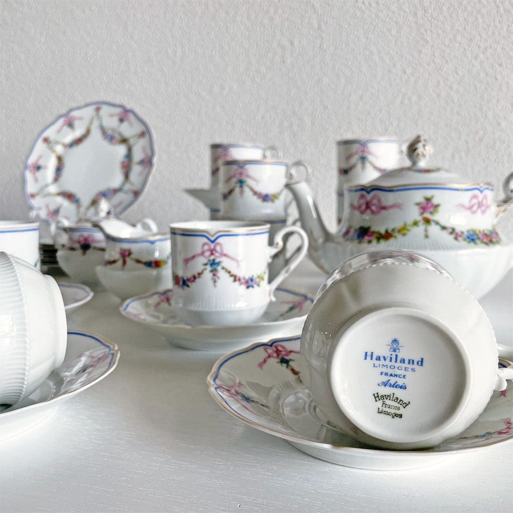 アビランド HAVILAND アルトワ Artois ティーセット & トリオセット リモージュ フランスビンテージ ～ さぁ、ヌン活沼へ ～