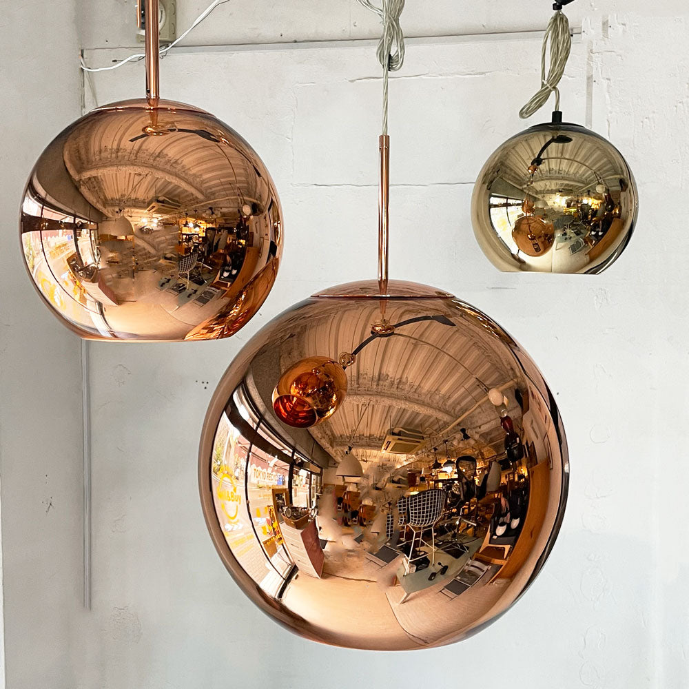 【下北沢店】トムディクソン Tom Dixon コッパー ラウンド ペンダントライト 45 Copper Round Pendant １点、25 Copper Round Pendant 25 ２点 買取させていただきました。