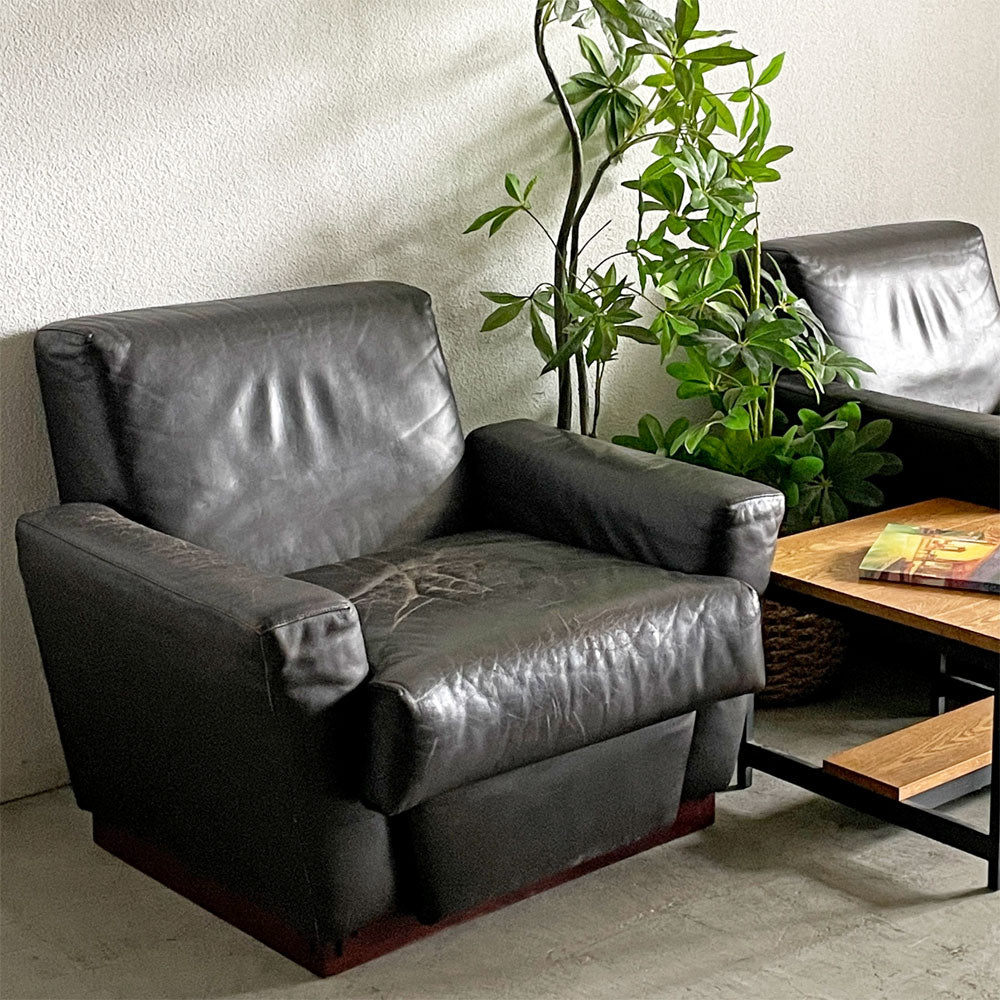 Cassina カッシーナ 622 IMPERIAL TOKYO インペリアルトーキョー 1人掛けソファ 1PSOFA 本革 帝国ホテル フランク・ロイド・ライト 廃番 ～ 歴史が息づく、巨匠の傑作。 ～