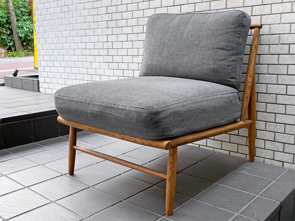 モモナチュラル Momo Natural クラウド CLOUD 一人掛けソファ シングル ファブリックシート オーク材フレーム 北欧スタイル 　中古品 買い取りしました。