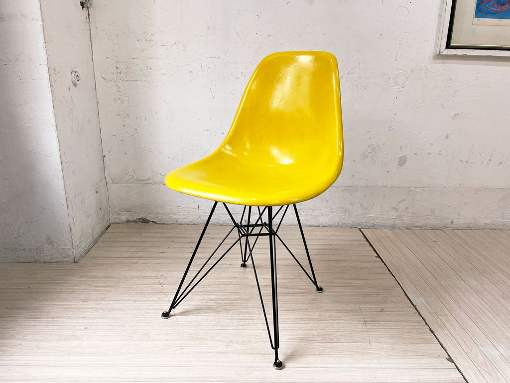 ハーマンミラー Herman Miller サイドシェルチェア セカンド 2nd FRP エッフェルベース イームズ 中古品 買い取りしました。