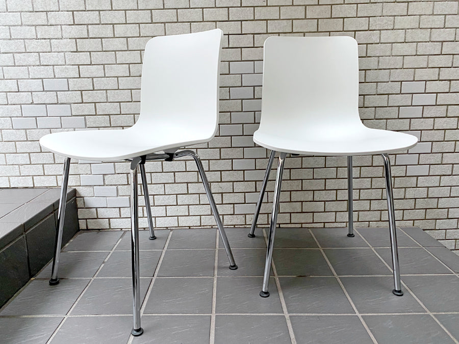 ヴィトラ Vitra ハル HAL サイドチェア ダイニングチェア ホワイト ハルチューブベース ジャスパー・モリソン 　中古品 買い取りしました。