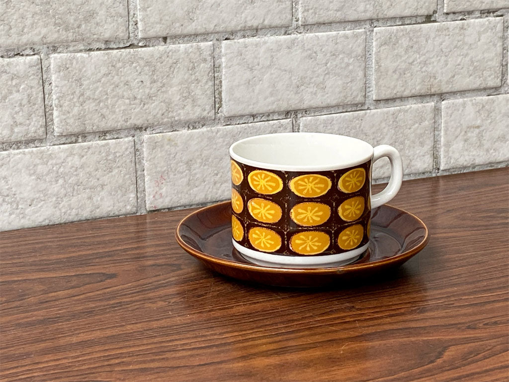ゲフレ Gefle レモン Lemon カップ＆ソーサー スウェーデン 北欧食器 ビンテージ 中古品 買い取りしました。