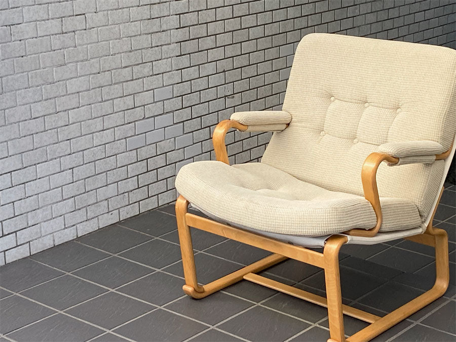 天童木工 Tendo ブルーノマットソン Bruno Mathsson M-0561 イージーチェア 1Pソファ ホワイトビーチフレーム ～日本と北欧の融合～