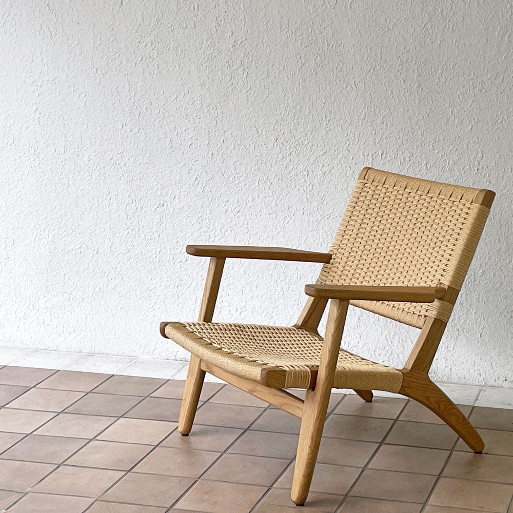 クラッシュゲート CRASH GATE ノル NOR カムリ KAMURI ラウンジチェア オーク材 ペーパーコード 北欧スタイル ～ 癒しの時間をもたらす一脚 ～