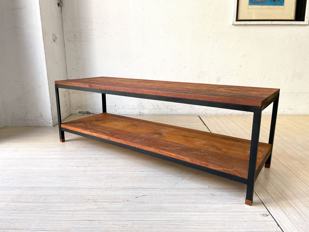 クロロス CHLOROS インダストリアル Industrial TVボード AVボード アイアン×アジアンチーク無垢材 中古品 買い取りしました。