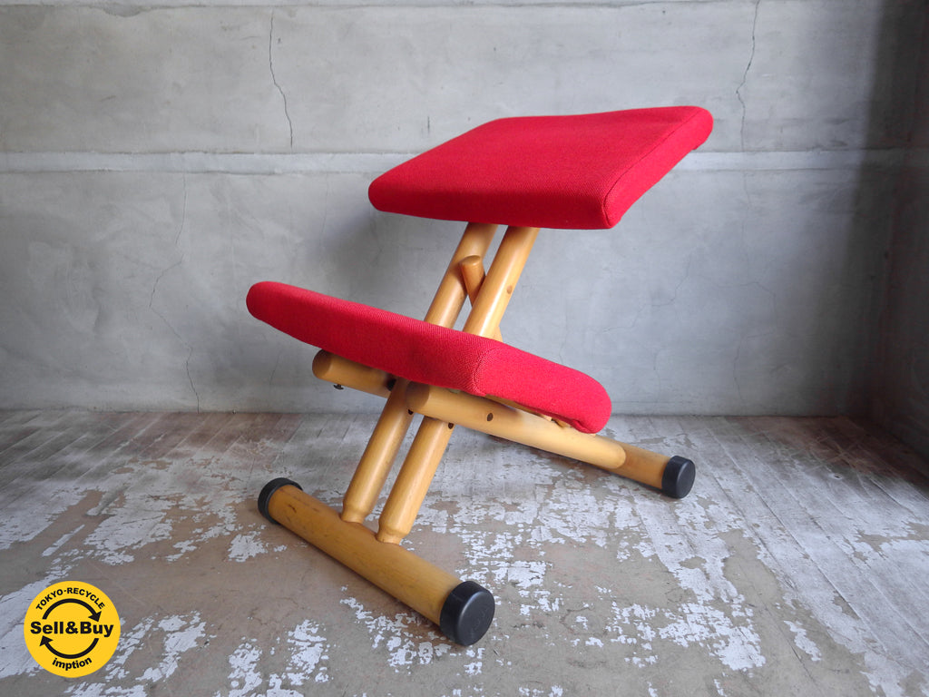 ストッケ STOKKE マルチバランス MALTI balans バランスチェア 学習椅子 レッド 北欧 ノルウェー 中古品 買い取りしました。