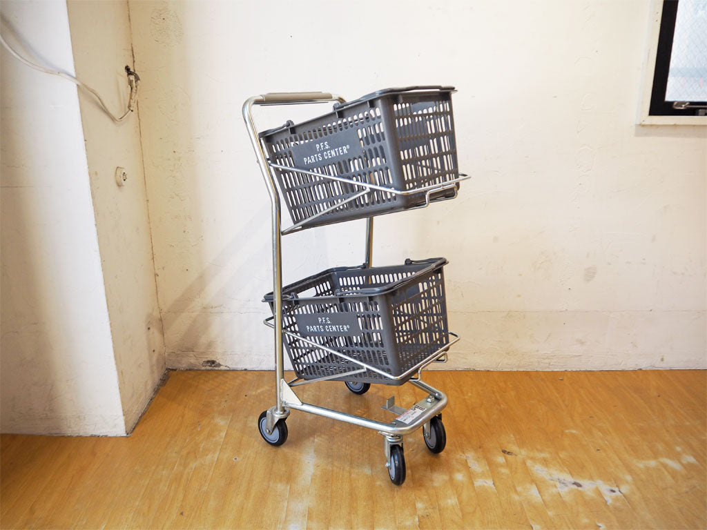 パシフィックファニチャーサービス PACIFIC FURNITURE SERVICE バスケットカート BASKET CART バスケット2個付き 中古品 買い取りしました。