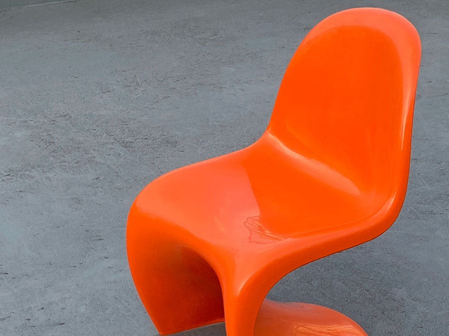 ハーマンミラー Herman Miller 1974年製 ビンテージ パントンチェア Panton Chair オレンジ GFRP製 ヴァーナー・パントン ミッドセンチュリー ～軽やかで力強い永遠～