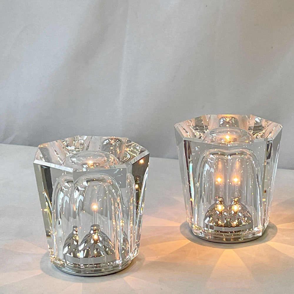  【用賀店】アンビエンテック Ambientec クリスタルアクルクス Xtal Acrux テーブルライト ガラスシェード USB充電式 箱付 小関隆一 A&B 計2点 未使用品 買取させていただきました。