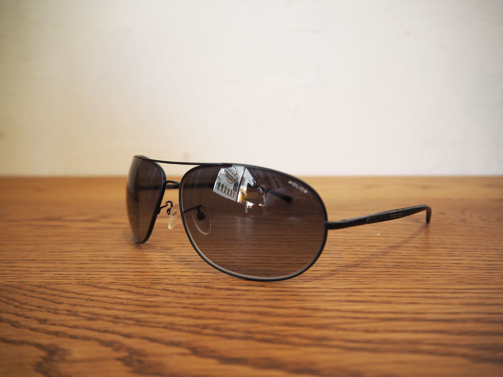 ポリス POLICE サングラス Sunglasses S8691G Col531 67ロ14 ブラックフレーム グラデーションレンズ ティアドロップ 中古品 買い取りしました。