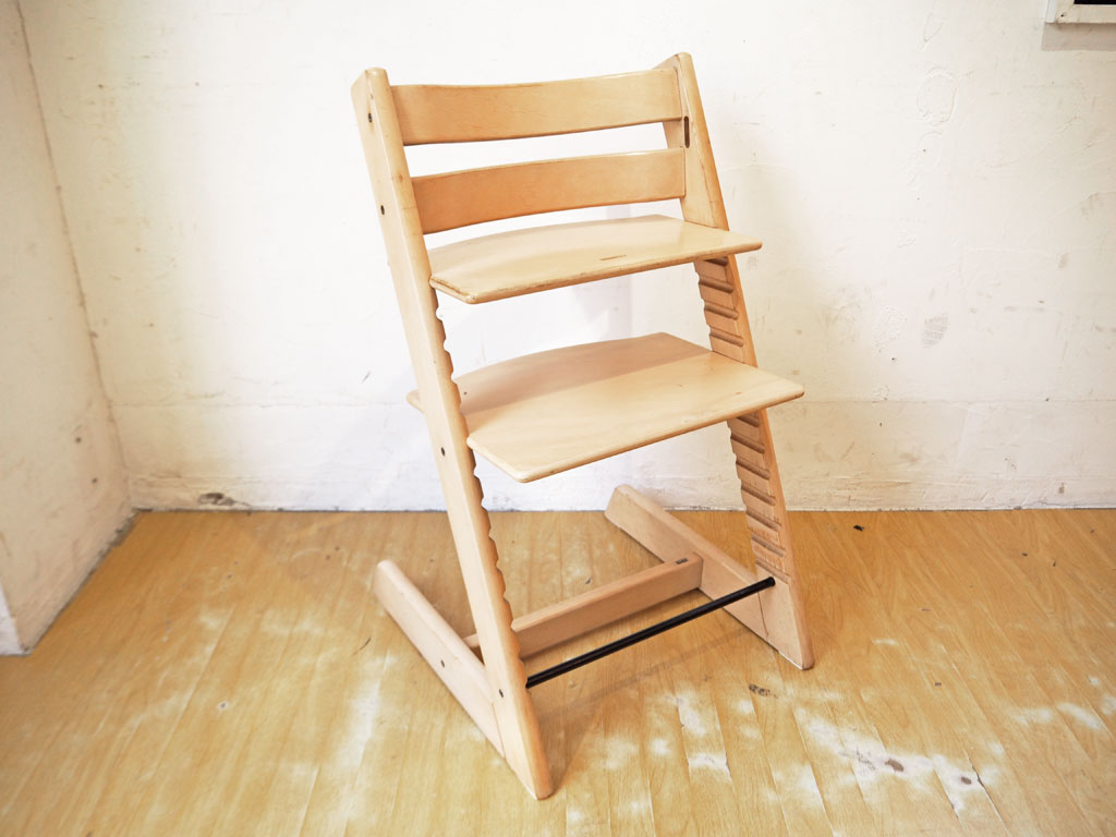 ストッケ STOKKE トリップトラップ TRIPP TRAPP 新型初期 ナチュラル ベビーチェア キッズチェア ノルウェー 中古品 買い取りしました。