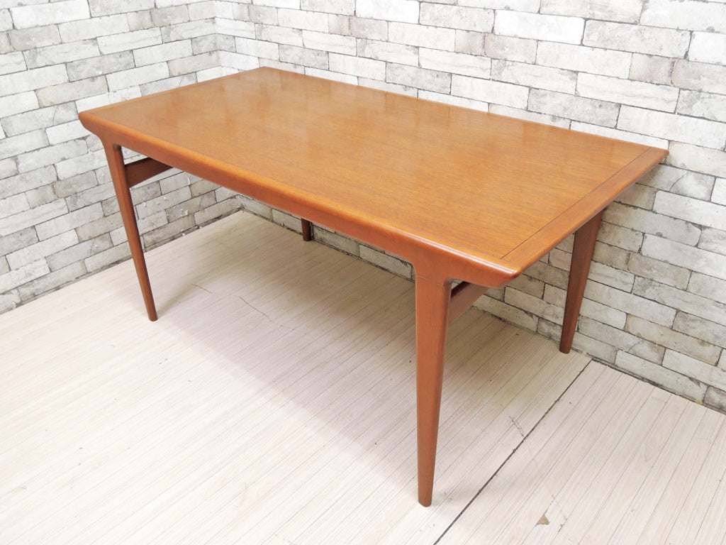 北欧ビンテージスタイル Scandinavian Vintage Style オーク材 ダイニングテーブル チークカラー W155cm プールアニック pourannick 取扱  中古品 買い取りしました。